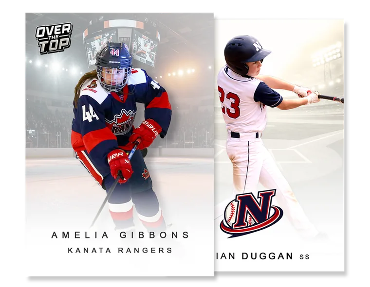 OTT Originals cards featuring dramatic full-bleed action photography